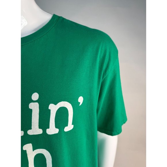 Anvil Lightweight Chillin' With My Ho's Holiday Christmas TShirt XL Green Cotton - Picture 13 of 15